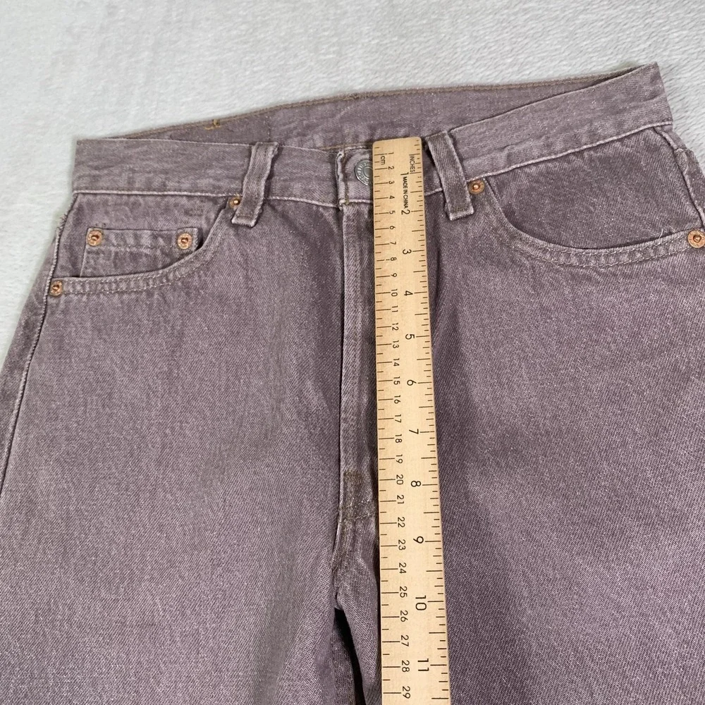 Vintage Levis 501 Jeans Mens 29x30 Brown Mauve Straight Made In‎ USA 90s NEW